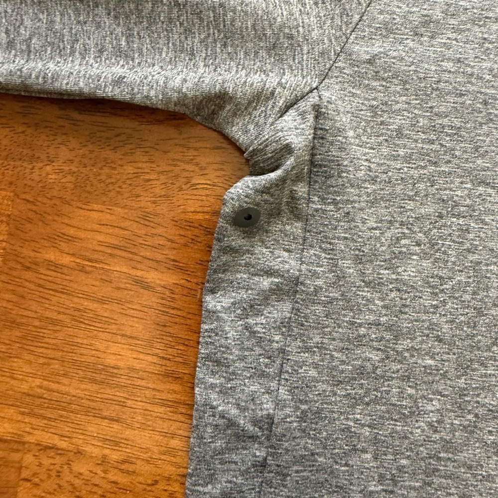 NWT Brady Brand Train LS Tee Mens M Ink Grey Long Sleeve Performance Shirt - Picture 8 of 16